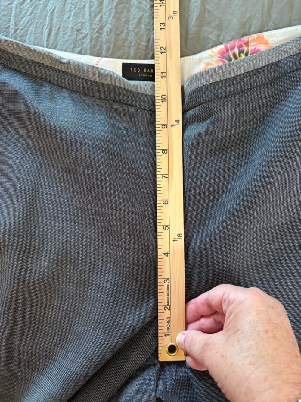 Ted Baker Slim TREESAT Slim Trouser. Size 10/M/Ted Baker 4. - Picture 14 of 15